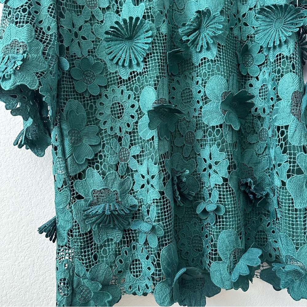 NWT J.MARIE The Seraphina Mini Dress in Green SZ S - Picture 4 of 11